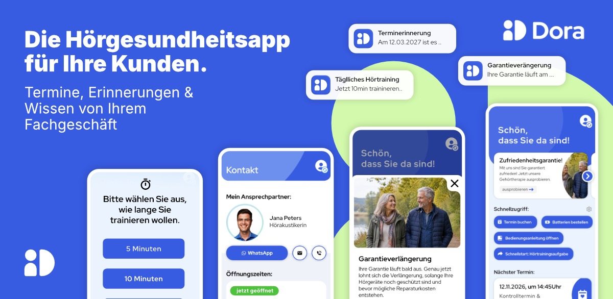 Die Dora-App für Hörakustiker